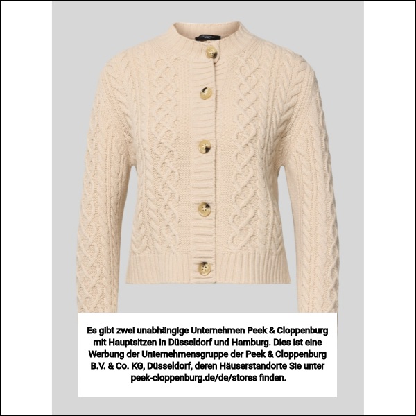 Weekend Max Mara Damen Max Mara Strickjacken Beige Gr. Extra Groß