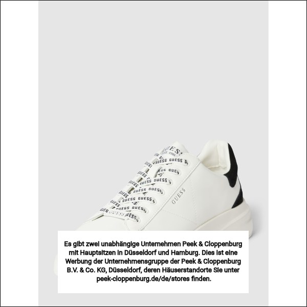 Guess Herren Sneaker Low Beige Gr. 40