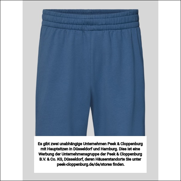 Ea7 Emporio Armani Herren Sky Sweatshorts Mit Logo Und Eingrifftaschen