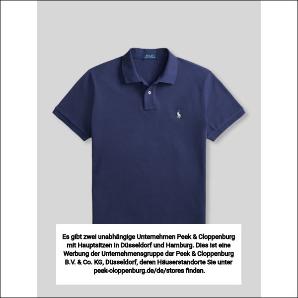 Polo Ralph Lauren Herren Marine Regular Fit Poloshirt Aus Reiner Baumwolle