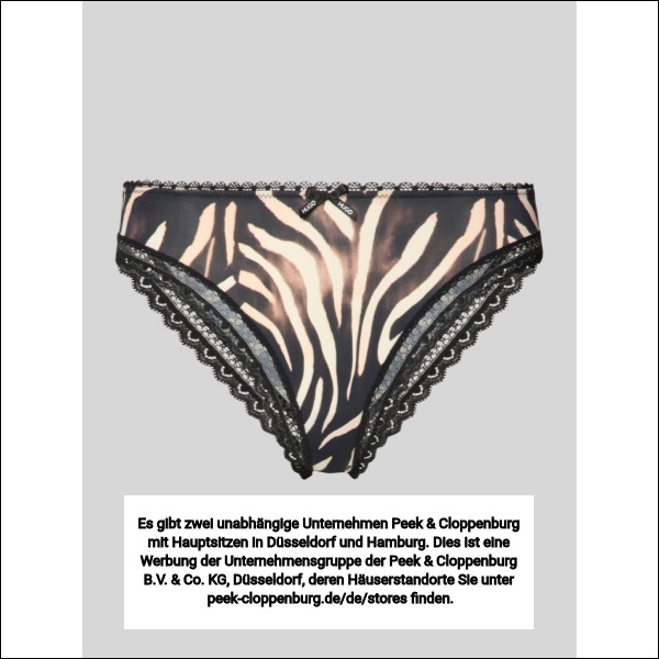 Hugo Damen Slips Schwarz Gr. Extra Groß