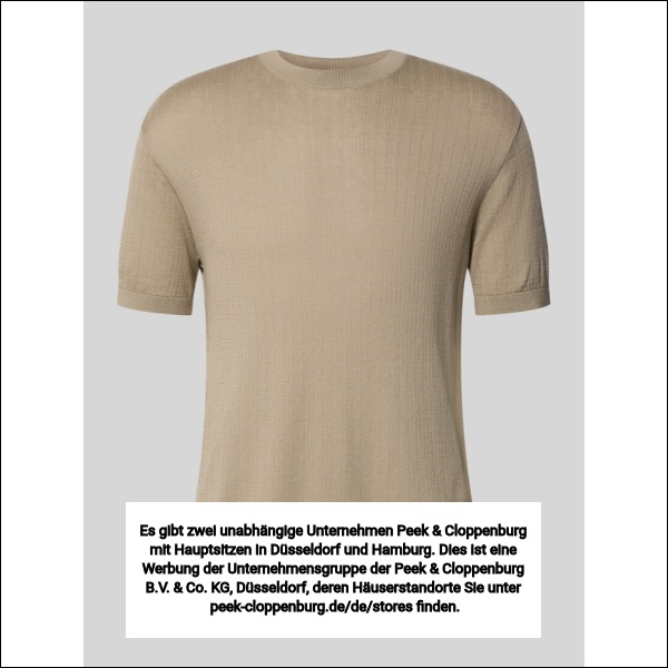 Armani Exchange Herren T-Shirts Beige Gr. Groß